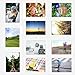 Set of 12 Glass Frameless Photo Frame with Clips for 4x6 Inch Photo …