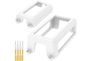 2 PCS Fit for Govee H705 / H706 Light Controller Bracket & Power Bracket Set, Power Adapter and Controller Bracket Set Mount 