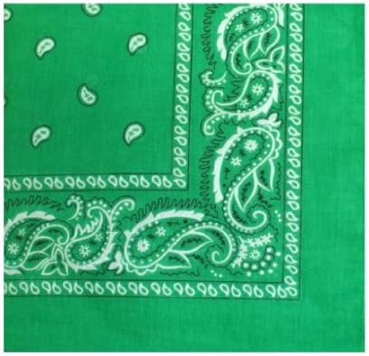 Paisley Cotton Bandanas KELLY