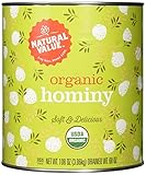 Natural Value Organic Hominy, 108 Ounce