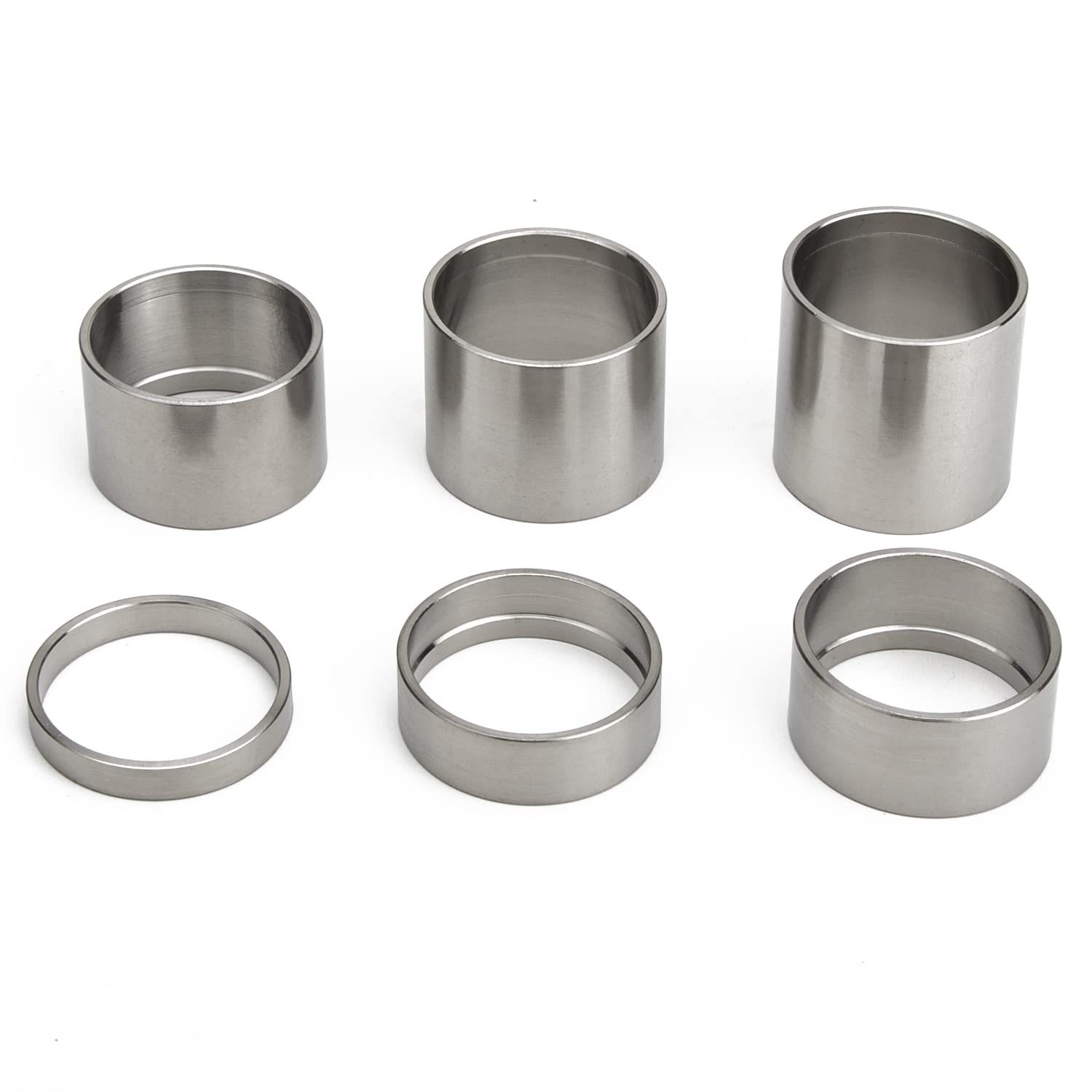 Tito's Titanium Bicycle Headset Spacer 5-10-15-20-25-30mm Pack of 6