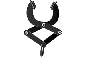 SALUINOKI Pallet Puller Clamp 6000lbs Tree Puller Tool, Stump Puller, Pallet Grabber Black, Compatible with Chain/Strap with Hooks for Lifting/Pulling
