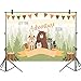 Mehofoto Adventure Woodland Backdrop Woodland Friends Birthday Photography Background 7x5ft Woodland Animal Baby Shower Photo Backdrops