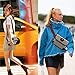 Waist Bag for Womens Fanny Packs Fashion Flap Crossbody Bags Quilted Belt Bag Ladies Waist Purse(Waist Bag for Black)