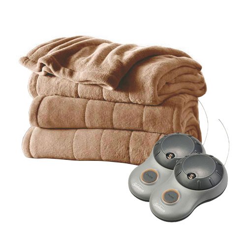 blanket king size sunbeam plush heated blanket