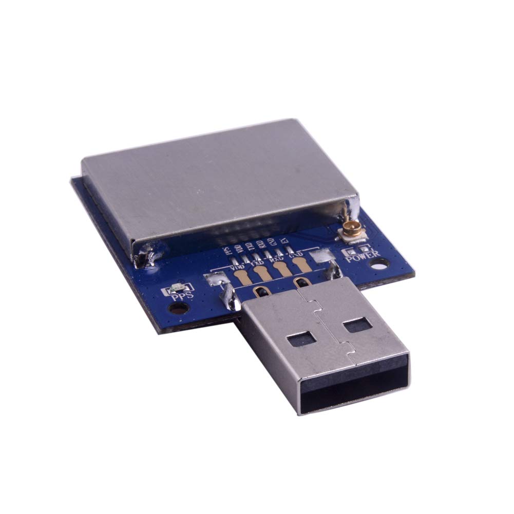USB GPS Module Antenna Supports GPS+GLONASS Beidou Built-in Flash for Arduino Pixhawk IPEX Compatible, Better Than VK-162