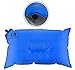 WACOOL Inflatable Travel Camp Pillow, Self Inflating Travel Camp Pillow, Air Travel Camp Pillow (Blue)