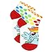 Hasbro My Little Pony Girls 6 pack Socks (Shoe: 10-4 (Sock: 6-8), Grey/White Ponies)