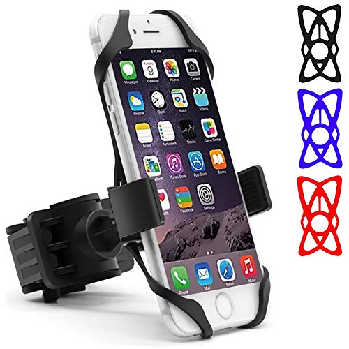 Bike Phone Mount Motorcycle, ANKCE Universal Bicycle Phone Holder Motorcycle Handlebars,Adjustable, Holds Phone Up to 3.5" Wide