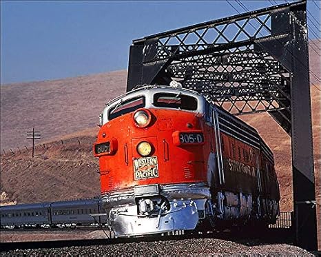 Amazon Com 805 D California Zephyr Western Pacific Railroad 8x10 Silver Halide Photo Print Posters Prints