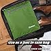 Gonex 60L Packable Travel Duffle Bag Foldable Duffel Bags for Luggage Gym Sports Camping Travelling Cycling Storage Shopping Water & Tear Resistant Green