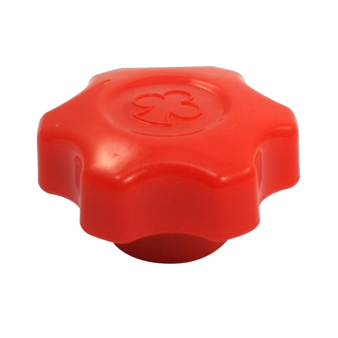 Sourcingmap M12 60mm Dia Thread Plastic Six Pointed Star Head Clamping Knob Red
