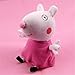 Peppa Pig Series Plush Toy Peppa and George's Friends 8Pcs Set 19cm/8inch，Rebecca Rabbit/ Emily Elphant /Danny Dog /Pedro Pony /Zoe Zebra/ Candy Cat /Suzy Sheep /Richard Rabbit with Lovestal wristband