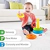 Fisher-Price FHC92 Rock-A-Stack, Baby Educational Stacking Toy Rings, Suitable for 6 Months Plus