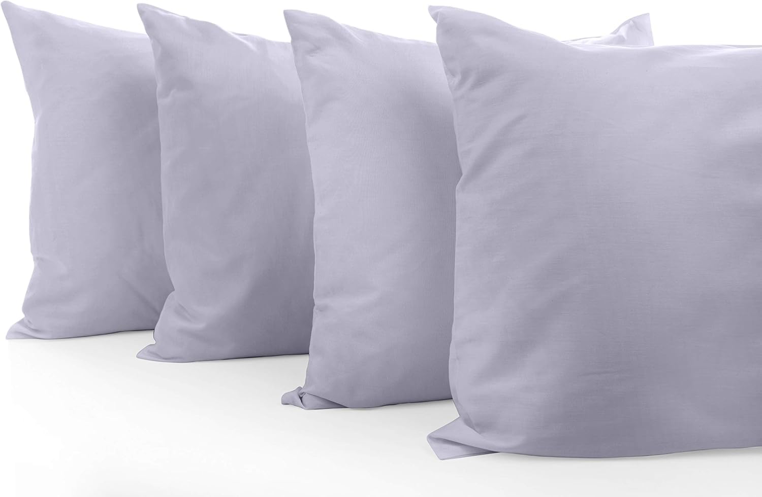 Comfort Beddings Premium Quality 820 Thread Count 100% Egyptian Cotton Envelope Closure White Extra Large Pillow Case Pair 22" x 31" (4pcs Extra Large (22" x 31"), Silver Grey) — image 1