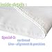 Custom Secret Forest White Unicorn Horse on Lake Rainbow Moon Light Rectangular Pillow Case 20x36 Inches Creative Personalized Pillowcase Bedding Pillow Slips ORJ-22