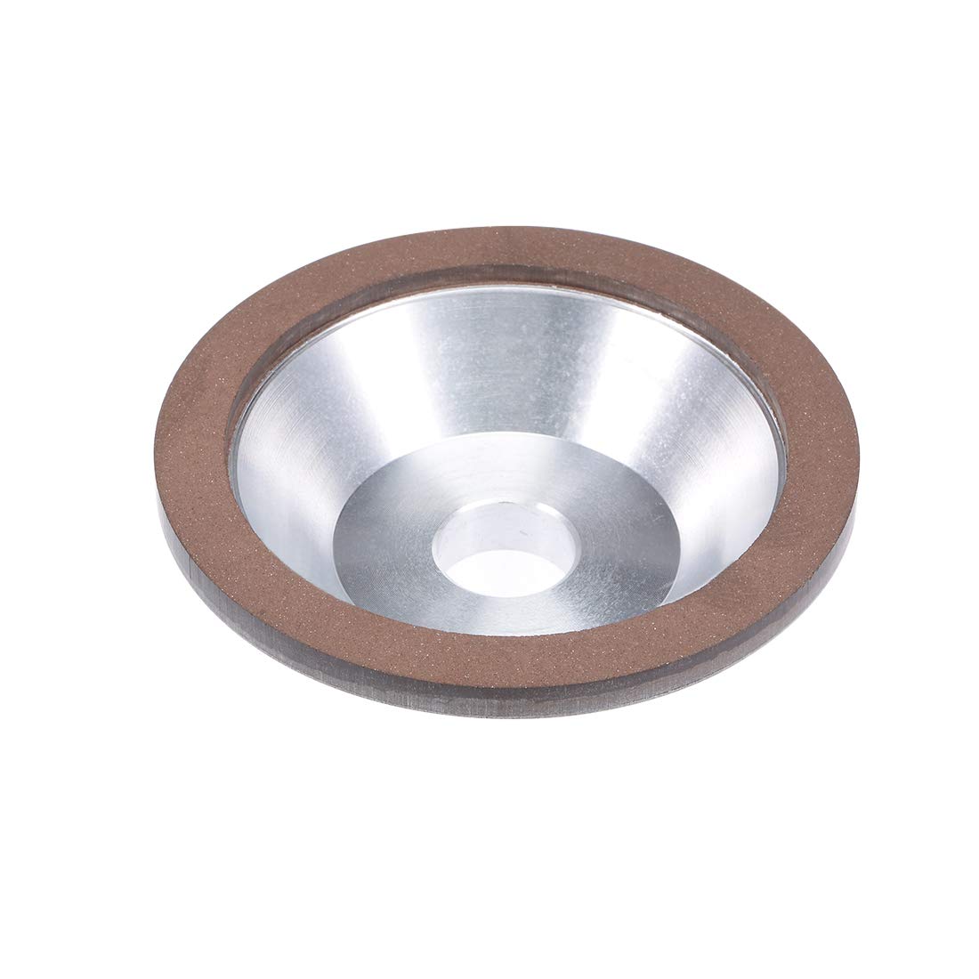 sourcingmap 100x32x20x10x3mm Resin Bond Cup Diamond Grinding Wheel 100 Grit for Carbide Metal