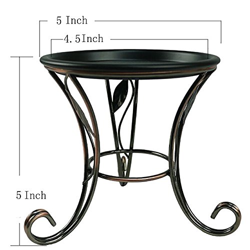 Kathson Mini countertop Plant Stand Metal Potted ,Decorative Flower Pot