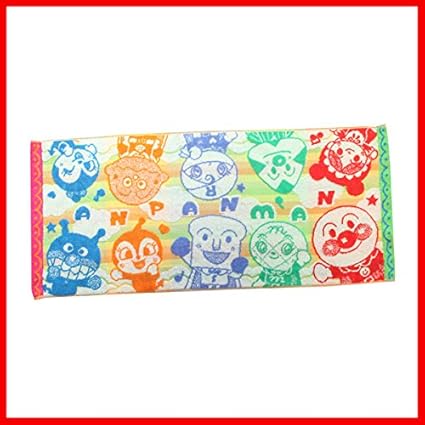 Amazon Co Jp アンパンマン 虹のそら ジャガード フェイスタオル キャラクター グッズ タオル ホーム キッチン