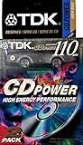 TDK CD Power 110 Cassette, 2pk High Bias Audio
