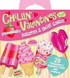 Peaceable Kingdom Chillin' Strawberry Scratch and Sniff 28 Card Super Valentine Pack