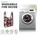 ZNFSZ Reusable Shopping Foldable Large Grocery Bags,
