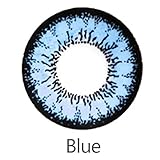 Women Multi-color Cute Charm and Attractive Fashion Contact Lenses Cosmetic Makeup Eye Shadow - Blue 2 By Dream TM