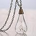 FM42 Dried Dandelion Seed Glass Locket Pendant Necklace with 26