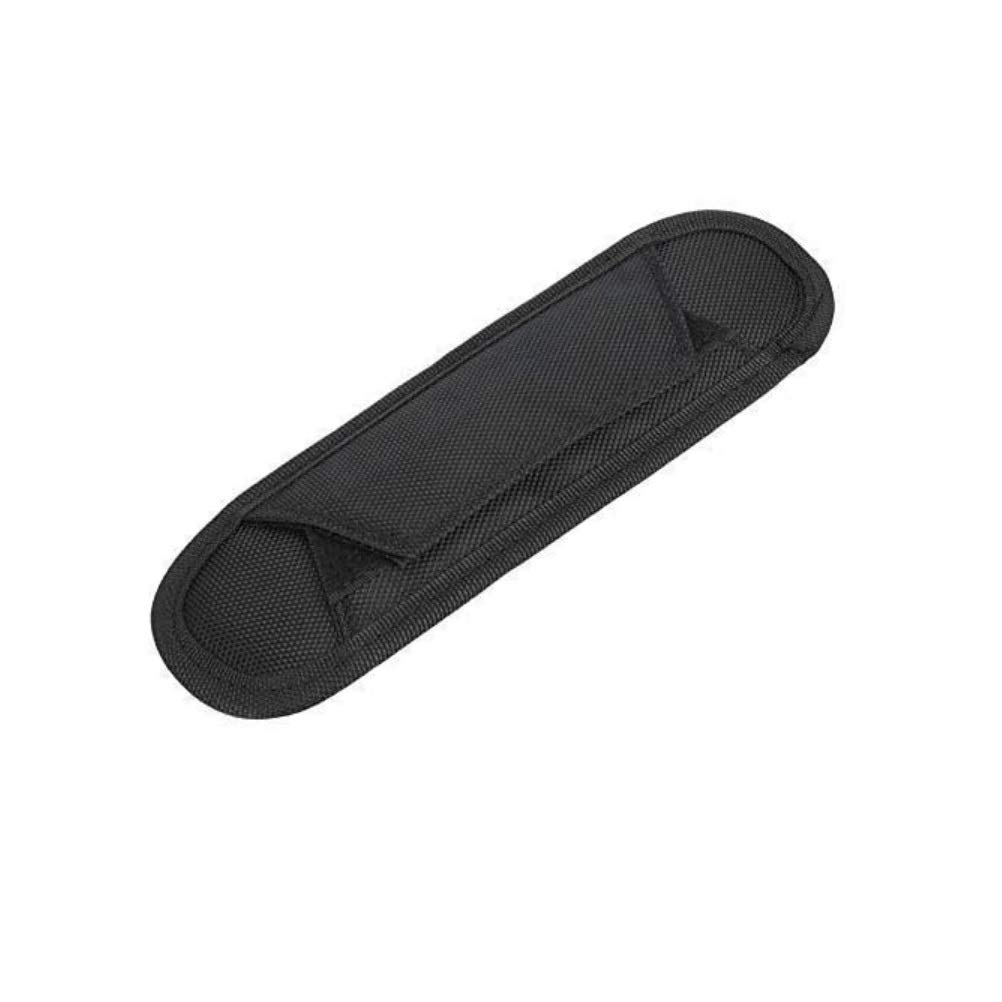 Alomejor Memory Foam Oxford Cloth Shoulder Strap Pad, Black, Modern Style, Padded Cushion for Camera Backpack, Messenger Laptop, Guitar Bag etc.
