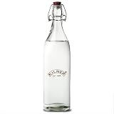 Kilner 1 Litre Square Clip Top Bottle Glass Preserving Jar Airtight Seal view 3