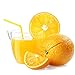 Lemon Squeezer Hand Juicer - Bariho Citrus Orange Squeezer Manual Lid Rotation Press Reamer for Lemon Lime with Strainer and Container