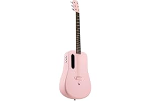 LAVA ME 2 Super AirSonic Carbon Fiber Guitar Acoustic Electric 36'', w/Effects, Pink, Right