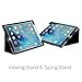 iPad Pro 9.7 Case, [Corner Protection] CaseCrown Bold Standby Pro (Black) Case w/Apple Pencil Holder for iPad Pro 9.7 Inch 2016 - Sleep/Wake, Hand Grip, Multi-Angle Viewing Stand
