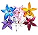 Floral Fall 2 Pack Hawaii Artificial Orchids Flowers Hair Pins Barrette Clips For Beach Luau Party HC-07