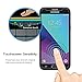 [2-Pack] SKTGSLAMY for Galaxy J3 2018 Tempered Glass Screen Protector, J3 Orbit/J3 Achieve/Sol /J3 V J3V (3rd Gen) Screen Protector, Anti-Scratch, Anti-Fingerprint, Bubble Free (Clear)