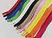 YAKA 5 Yards Bulk Zippers #5 Nylon Coil Zippers for Sewing Black Nylon Coil Zipper with 20pcs Zipper Sliders Repair Kit for Jackets Luggage Backpack DIY Sewing Tailor Craft Bags and Clothing