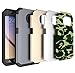 TOTU Water Resistant Full-body Rugged Protective Case with Built-in Screen Protector for Samsung Galaxy S6 Bundle with 4 Interchangeable Back Plate (Gray/Silver/Gold/Camouflage)