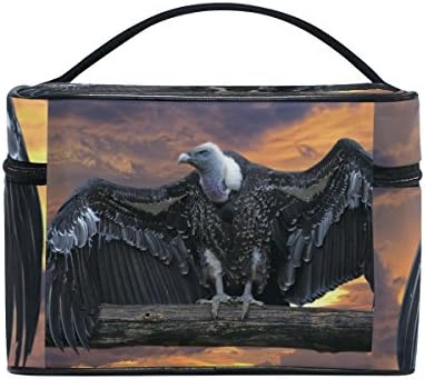 American Bald Eagle Portable Travel Makeup Cosmetic Bags Toiletry Organizer Multifunction Case