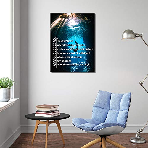 Visual-Art-Decor-Success-Inspirational-Quote-Ocean-Diving-Exploration-Canvas-Poster-Motivational-Motto-Giclee-Prints-Home-Office-Bedroom-Wall-Decoration-Gift-Ready-to-Hang