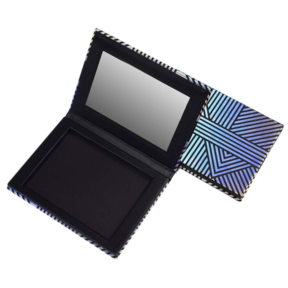 Minkissy Magnetic Palette with Mirror Empty Make Up Storage Palette Keeps Pans Safe Travel Case for Eyeshadow Powder Highlighter