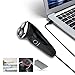 BROADCARE Electric Razor Cordless Waterproof Men's Electric Rotary Shaver USB Rechargeable Wet/Dry Shaving Machine for Men - Black