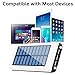 Solar charger 24000mah HuaF Portable Charger Power Bank 3 USB Ports(1A+2A+2A) Backup Battery For iPhone iPad Samsung HTC Cellphones Tablet And More