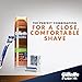 Gillette Fusion Bundle with 1 Fusion Razor + 4 Fusion Razor Blades Refills + 1 Fusion Sensitive Shave Gel, Mens Razors/Blades