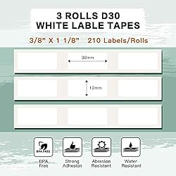 Phomemo D30 Labels, 3/8"*1