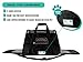 PetAmi Airline Approved Pet Carrier for Cat, Soft Sided Dog Carrier for Small Dogs, Cat Travel Supplies Accessories for Indoor Cats, Ventilated Pet Carrying Bag Medium Large Kitten Puppy, Large Black