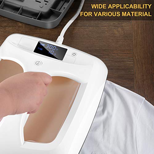 PowerPress HPM-0000-GD Heat Press Machine Portable-Gold, 12"x10", 2. Golden