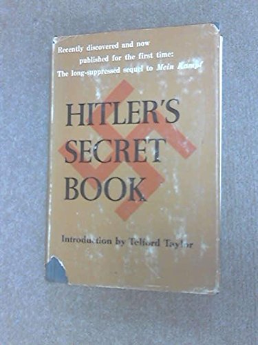 Hitler's Secret Book B000YI21AU Book Cover