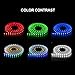BTF-LIGHTING WS2812B IC RGB 5050SMD Pure Gold Individual Addressable LED Strip 16.4FT 300LED 60Pixel/m Flexible Full Color IP65 DC5V for DIY Chasing Color Project(No Adapter or Controller)