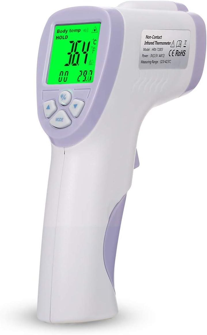 Benkeg Digital Forehead Handheld IR Thermometer Temperature Gauge Non