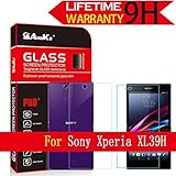 Xperia Z Ultra Glass Screen Protector, (C6833 C6802 C6806)[1 Front & 1 Back] AnoKe(0.3mm 9H 2.5D) Best Tempered Glass Screen Protector Film Shield Guard For Sony XL39h Glass QH